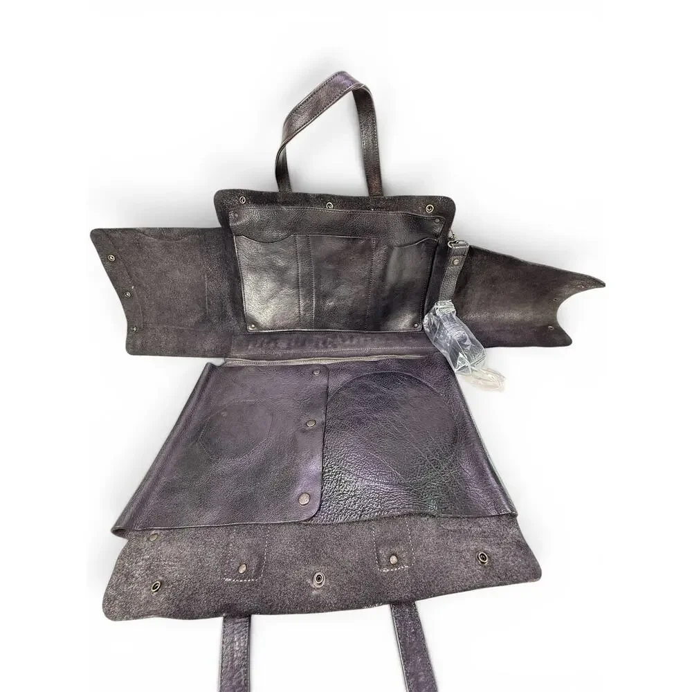 Bed Stu Commuter Laptop Bag Black‎ Leather Messenger Tote 15 Inch Unisex